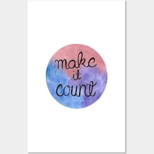 Make It Count Posters and Art